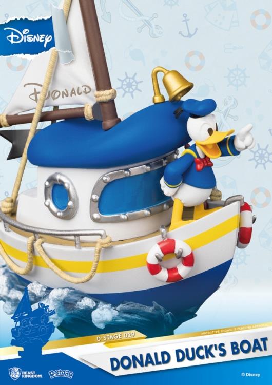 Disney D-Stage DS-029 Donald Duck's Boat PX Previews Exclusive Statue Gallery Image 9