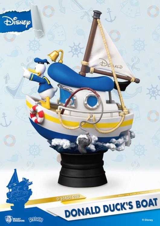 Disney D-Stage DS-029 Donald Duck's Boat PX Previews Exclusive Statue Gallery Image 4