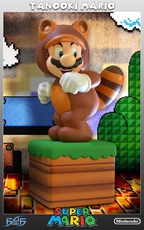 Super Mario 3D Land Tanooki Suit Mario Statue Gallery Image 3