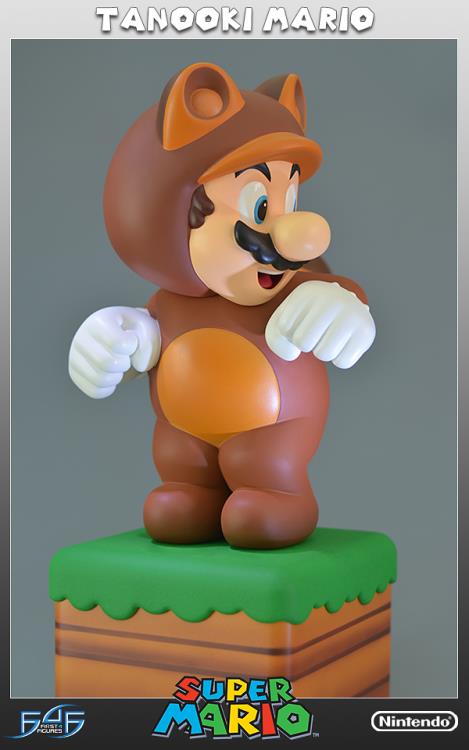 Super Mario 3D Land Tanooki Suit Mario Statue Gallery Image 4