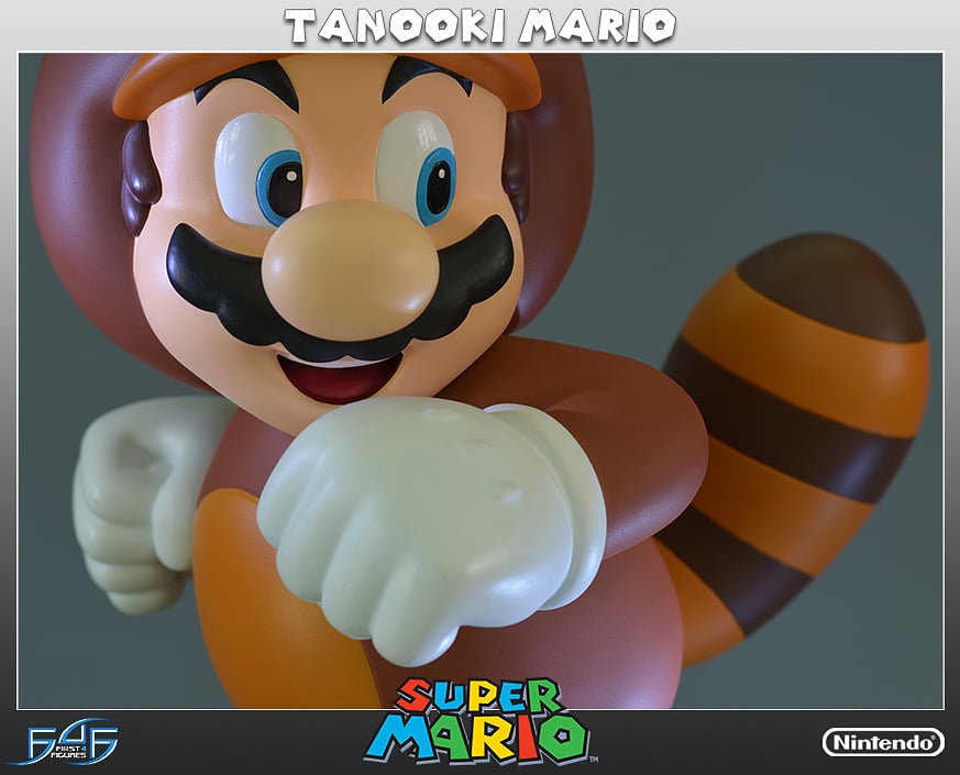 Super Mario 3D Land Tanooki Suit Mario Statue Gallery Image 7