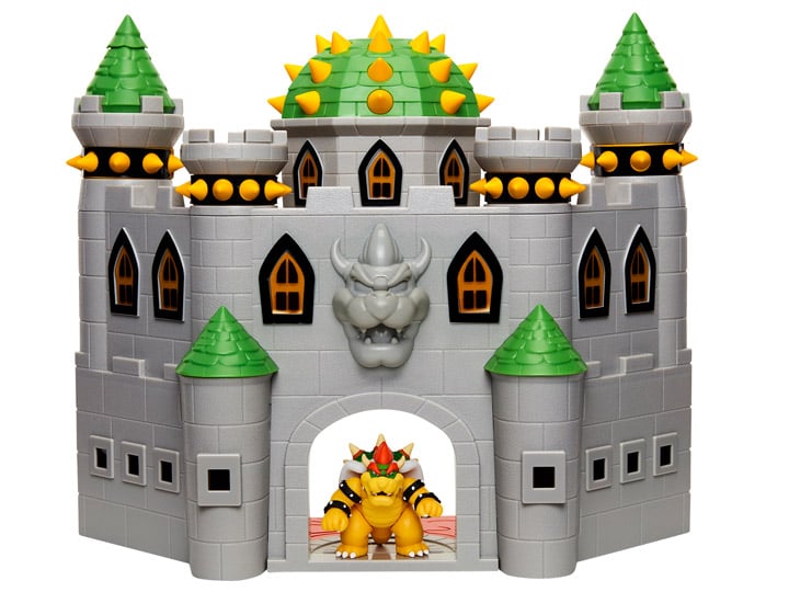 World of Nintendo 2.50" Deluxe Bowser Castle Playset Gallery Image 1
