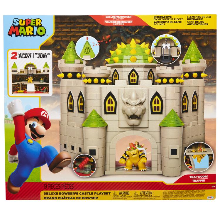 World of Nintendo 2.50" Deluxe Bowser Castle Playset Gallery Image 4