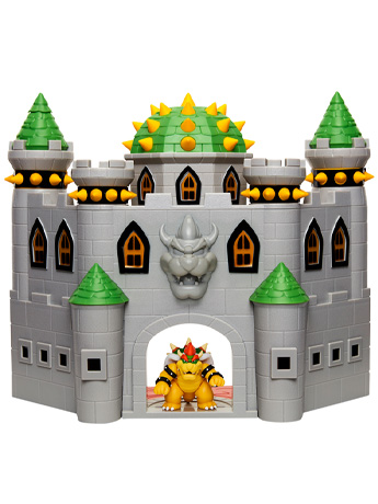 World of Nintendo 2.50" Deluxe Bowser Castle Playset Gallery Image 2