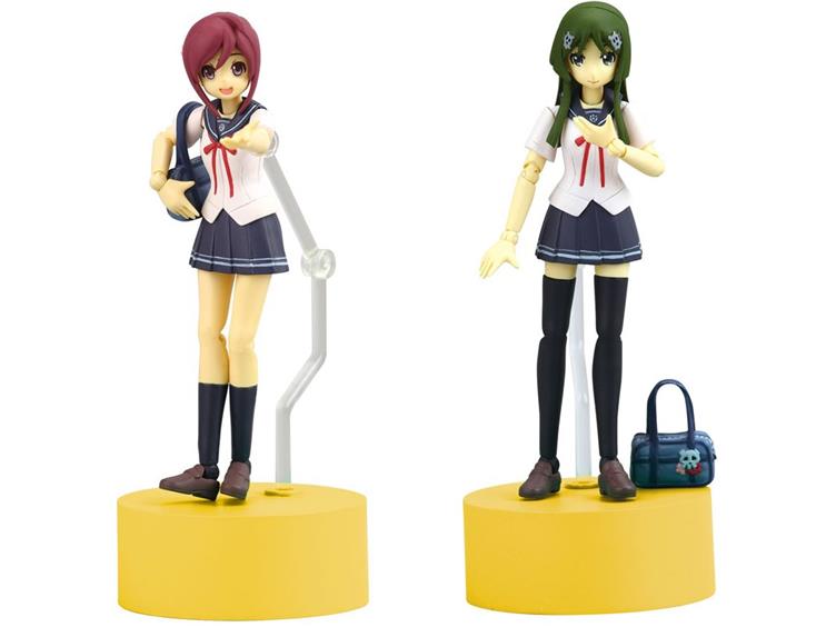 Microman Arts Go! Go! MA1201 Azuki Masaoka & MA1202 Maccha Kobayashi Set Gallery Image 1