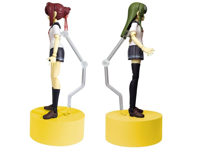 Microman Arts Go! Go! MA1201 Azuki Masaoka & MA1202 Maccha Kobayashi Set Gallery Image 3