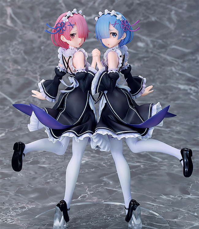 Re:Zero Starting Life in Another World Rem & Ram (Twins Ver.) 1/7 Scale Figure Set Gallery Image 3