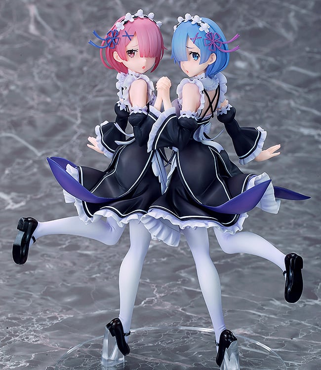 Re:Zero Starting Life in Another World Rem & Ram (Twins Ver.) 1/7 Scale Figure Set Gallery Image 4