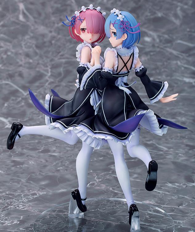 Re:Zero Starting Life in Another World Rem & Ram (Twins Ver.) 1/7 Scale Figure Set Gallery Image 5