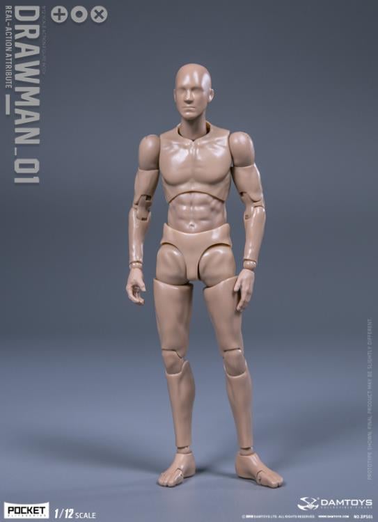 Pocket Elite Real-ActionAttribute Drawman 1/12 Scale Action Figure Gallery Image 4