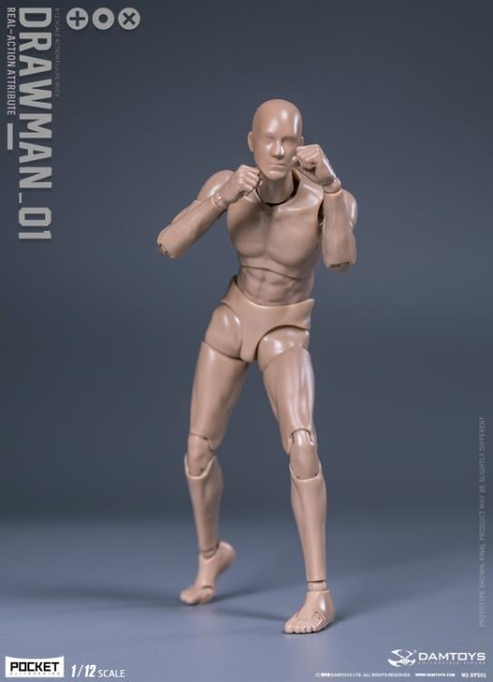 Pocket Elite Real-ActionAttribute Drawman 1/12 Scale Action Figure Gallery Image 7
