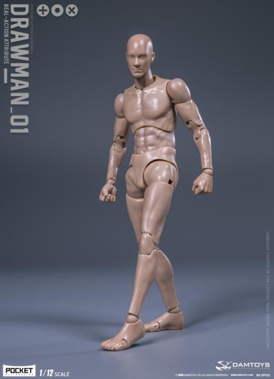 Pocket Elite Real-ActionAttribute Drawman 1/12 Scale Action Figure Gallery Image 3