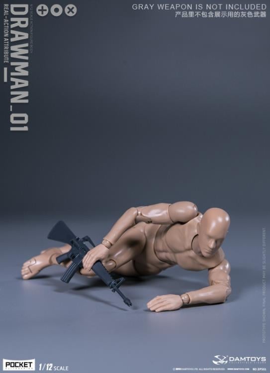 Pocket Elite Real-ActionAttribute Drawman 1/12 Scale Action Figure Gallery Image 11