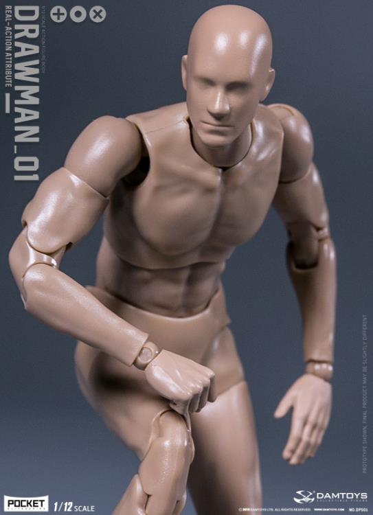 Pocket Elite Real-ActionAttribute Drawman 1/12 Scale Action Figure Gallery Image 12