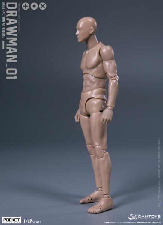 Pocket Elite Real-ActionAttribute Drawman 1/12 Scale Action Figure Gallery Image 6