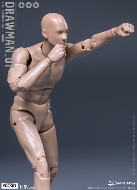 Pocket Elite Real-ActionAttribute Drawman 1/12 Scale Action Figure Gallery Image 13