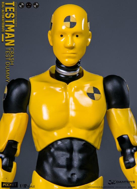 Testman Pocket Elite Real-ActionAttribute Crash Test Dummy 1/12 Scale Action Figure Gallery Image 12