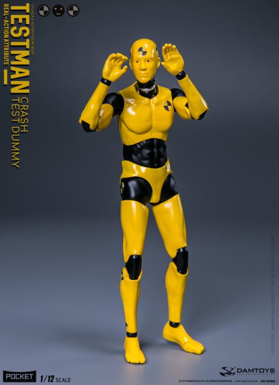 Testman Pocket Elite Real-ActionAttribute Crash Test Dummy 1/12 Scale Action Figure Gallery Image 8