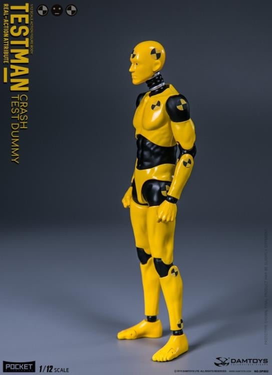 Testman Pocket Elite Real-ActionAttribute Crash Test Dummy 1/12 Scale Action Figure Gallery Image 6