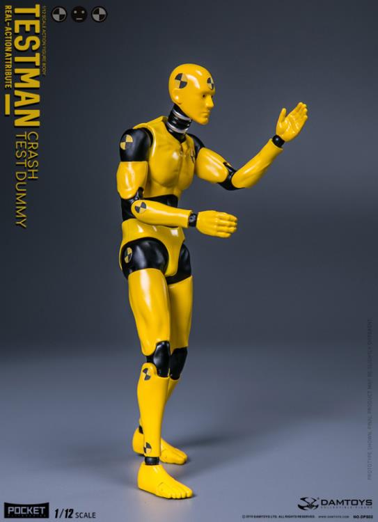 Testman Pocket Elite Real-ActionAttribute Crash Test Dummy 1/12 Scale Action Figure Gallery Image 9