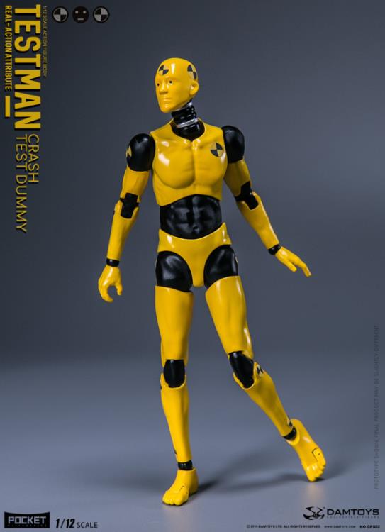 Testman Pocket Elite Real-ActionAttribute Crash Test Dummy 1/12 Scale Action Figure Gallery Image 3