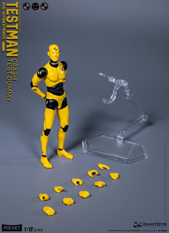 Testman Pocket Elite Real-ActionAttribute Crash Test Dummy 1/12 Scale Action Figure Gallery Image 14