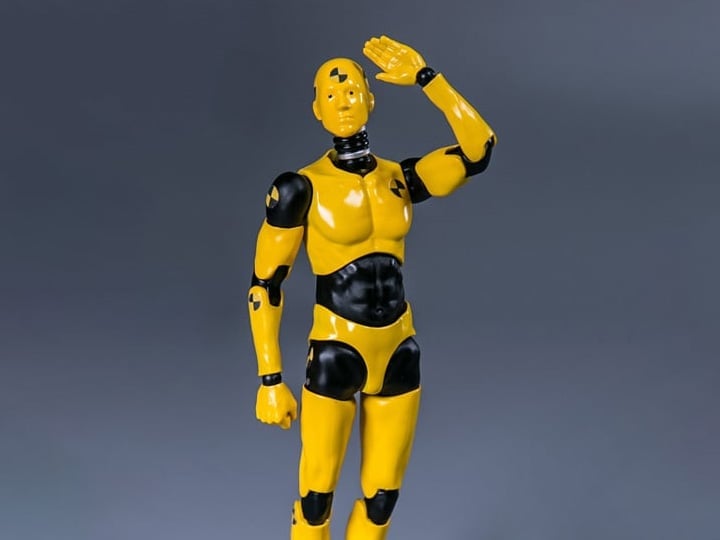 Testman Pocket Elite Real-ActionAttribute Crash Test Dummy 1/12 Scale Action Figure Gallery Image 1