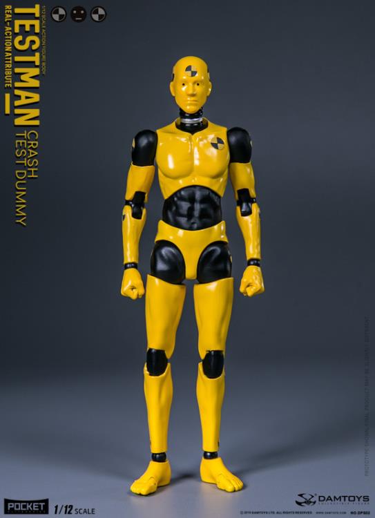 Testman Pocket Elite Real-ActionAttribute Crash Test Dummy 1/12 Scale Action Figure Gallery Image 5