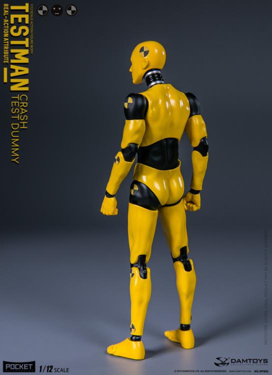 Testman Pocket Elite Real-ActionAttribute Crash Test Dummy 1/12 Scale Action Figure Gallery Image 7