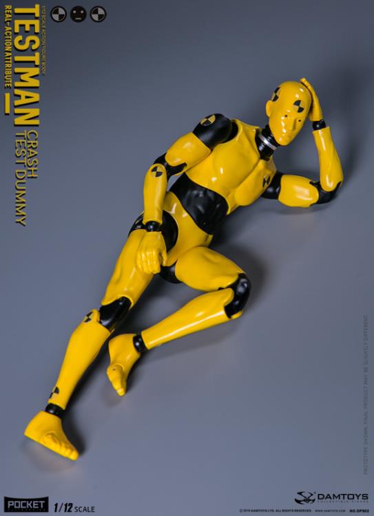 Testman Pocket Elite Real-ActionAttribute Crash Test Dummy 1/12 Scale Action Figure Gallery Image 11