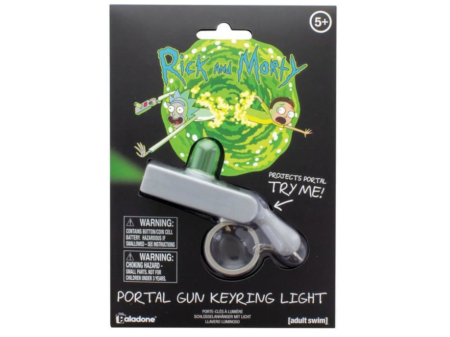 Rick and Morty Portal Gun Keychain Light Gallery Image 5