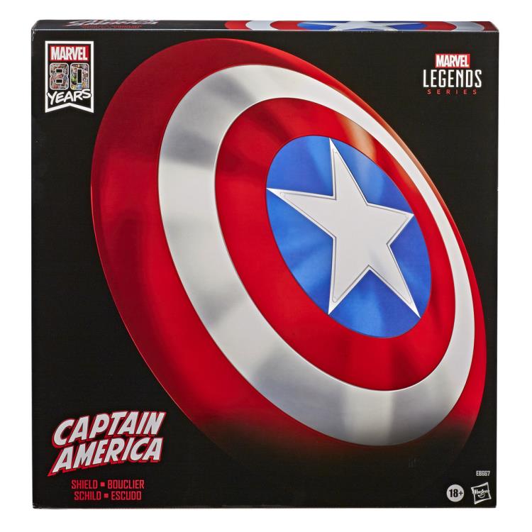Marvel Comics 80th Anniversary Marvel Legends Captain America Classic Shield Gallery Image 4