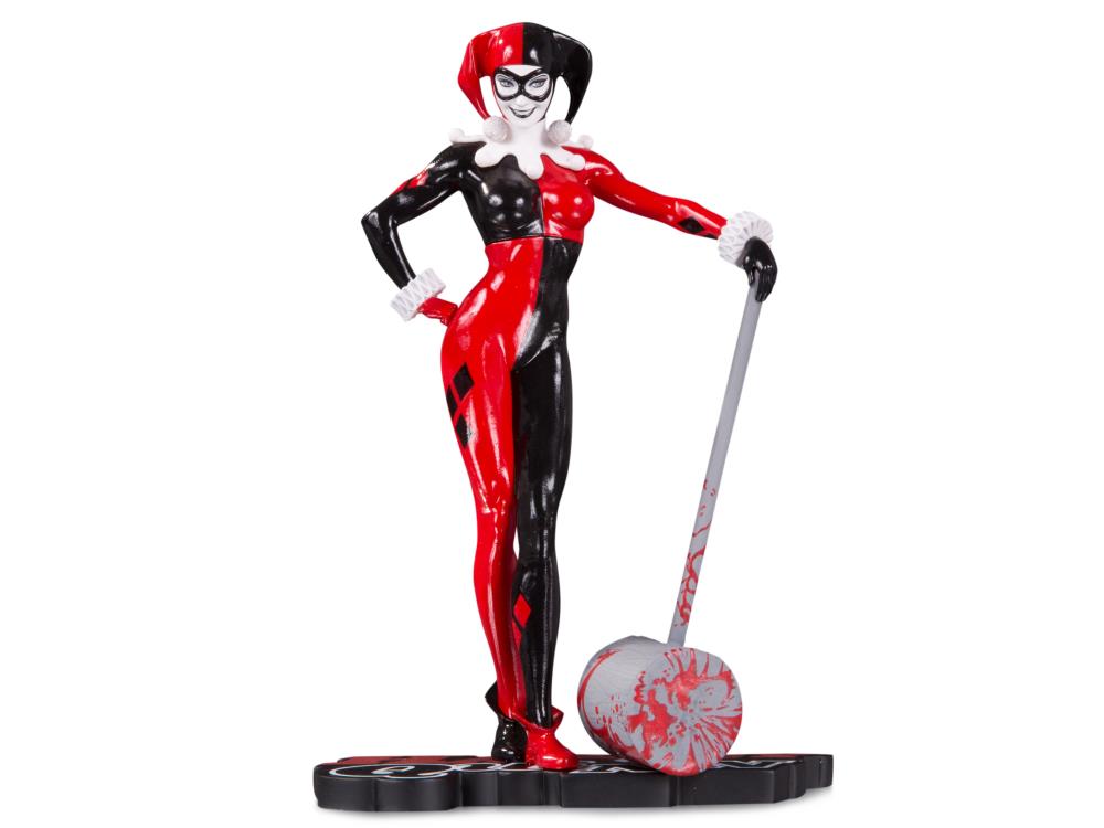 DC Comics Red White & Black Harley Quinn Limited Edition Statue (Adam Hughes) Gallery Image 3