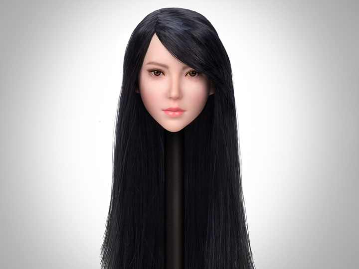 1/6 Scale Female Head Sculpt (Long Hair) Gallery Image 1