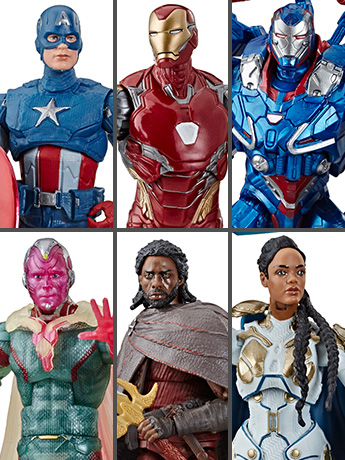 Avengers: Endgame Marvel Legends Wave 3 Set of 6 Figures (Thor BAF) Gallery Image 2