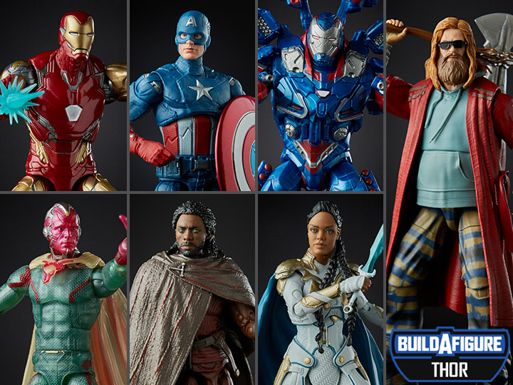 Avengers: Endgame Marvel Legends Wave 3 Set of 6 Figures (Thor BAF) Gallery Image 1