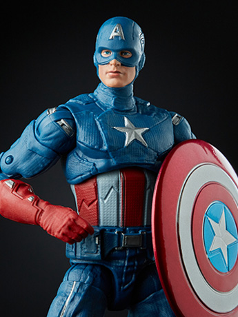 Avengers: Endgame Marvel Legends Captain America (Thor BAF) Gallery Image 2