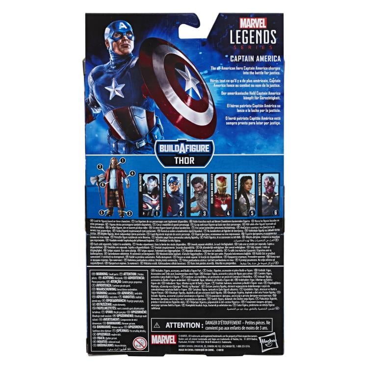 Avengers: Endgame Marvel Legends Captain America (Thor BAF) Gallery Image 10