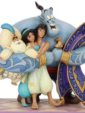 Aladdin Disney Traditions Group Hug (Jim Shore) Gallery Image 2