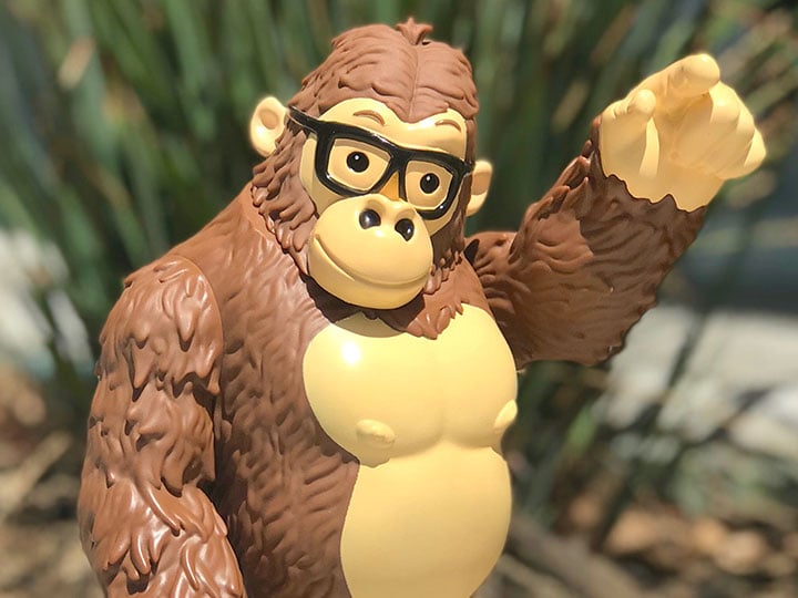 GoGORILLA Media "Milk Chocolate" GoGORILLA Designer Figure (James Groman) Gallery Image 1