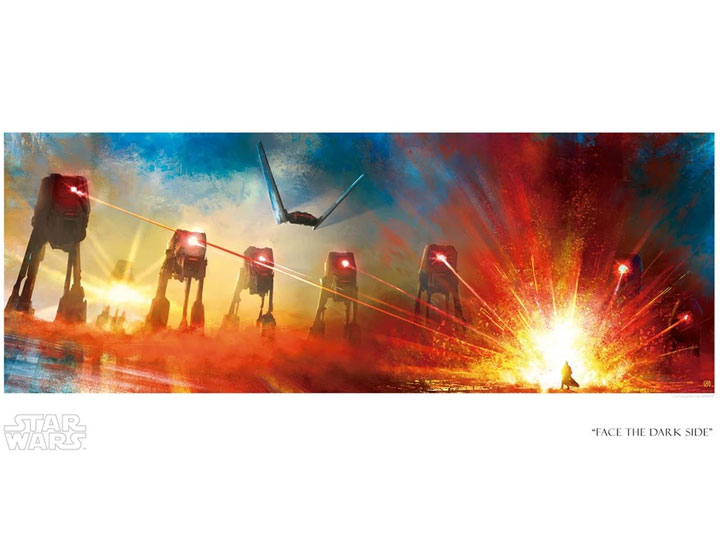 Star Wars Face the Dark Side Limited Edition Giclee Gallery Image 1