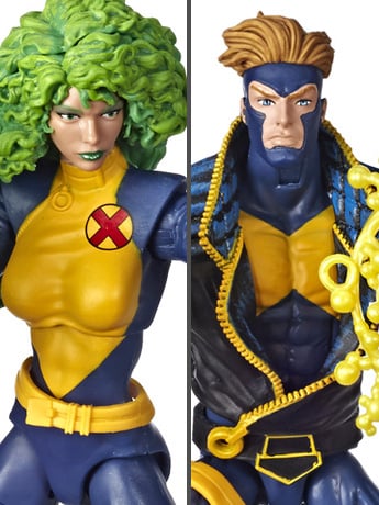 Marvel Comics 80th Anniversary Marvel Legends Havok & Polaris Two-Pack