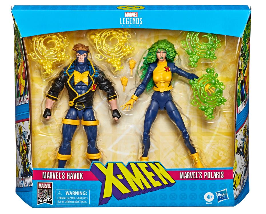 Marvel Comics 80th Anniversary Marvel Legends Havok & Polaris Two-Pack Gallery Image 14