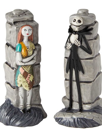 The Nightmare Before Christmas Jack & Sally Salt and Pepper Shaker Set Gallery Image 2