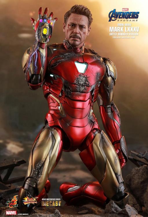 Avengers: Endgame MMS528D33 Iron Man Mark LXXXV (Battle Damaged Ver.) 1/6th Scale Collectible Figure Gallery Image 6