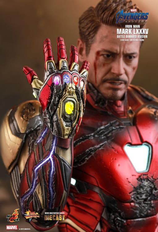 Avengers: Endgame MMS528D33 Iron Man Mark LXXXV (Battle Damaged Ver.) 1/6th Scale Collectible Figure Gallery Image 17