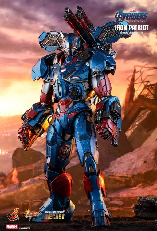 Avengers: Endgame MMS547D34 Iron Patriot 1/6th Scale Collectible Figure Gallery Image 7