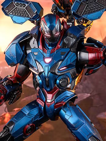 Avengers: Endgame MMS547D34 Iron Patriot 1/6th Scale Collectible Figure Gallery Image 2
