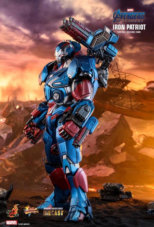 Avengers: Endgame MMS547D34 Iron Patriot 1/6th Scale Collectible Figure Gallery Image 4