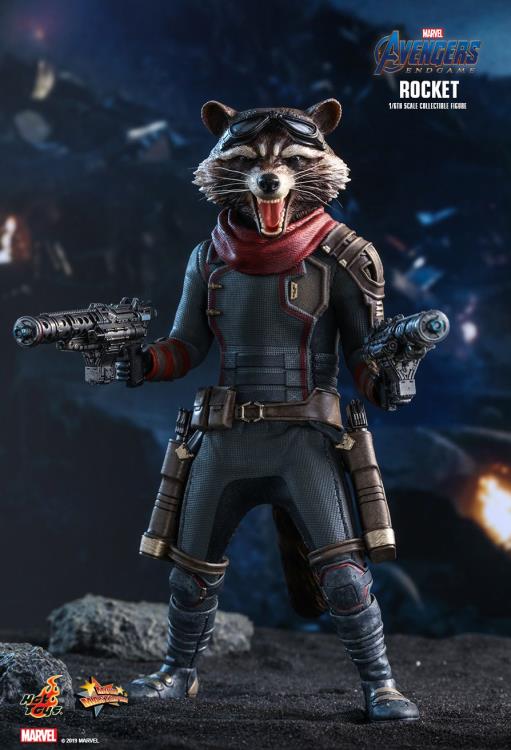 Avengers: Endgame MMS548 Rocket 1/6th Scale Collectible Figure Gallery Image 3